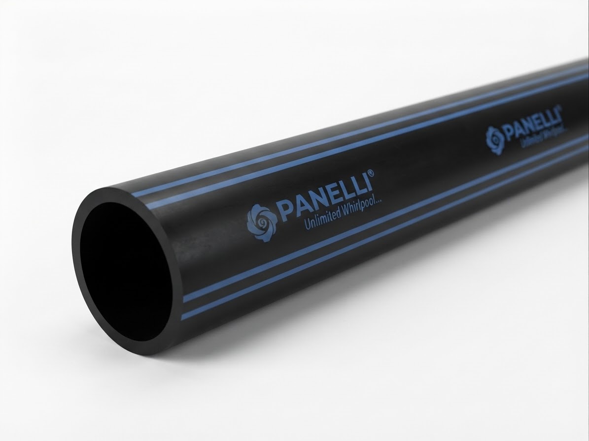 75mm Blue Line Poly Pipe PN10 SDR17 PE100 – 100m Coil