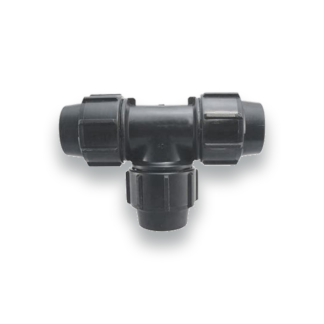 Poly Compression TEE – Poly x Poly – 32mm